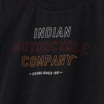 WOMENS TRI COLOR BLOCK LOGO T-SHIRT - BLACK