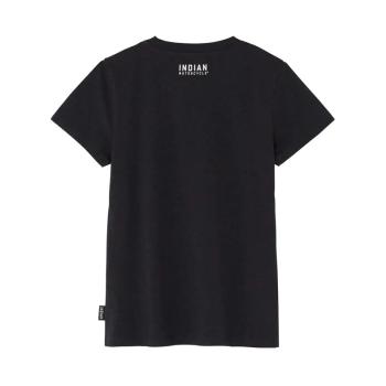 WOMENS TRI COLOR BLOCK LOGO T-SHIRT - BLACK