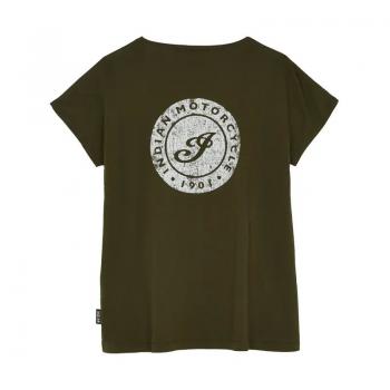 WOMENS I SCRIPT LOGO T-SHIRT - GREEN