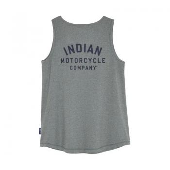 WOMENS ATHLETE LOGO PRINT TANK - GRAY
