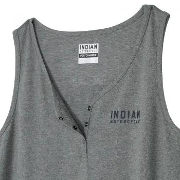 WOMENS ATHLETE LOGO PRINT TANK - GRAY