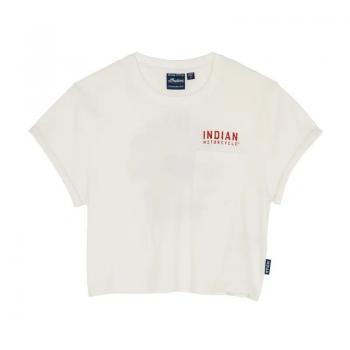 WOMENS CROPPED LEGENDARY POCKET T-SHIRT - WHITE