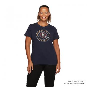 WOMENS COLOR IMC ICON T-SHIRT - NAVY