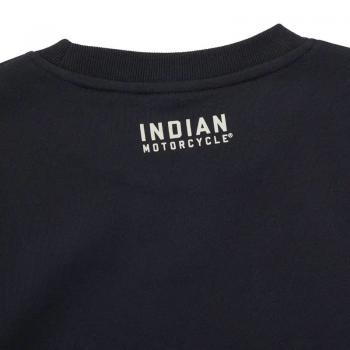 WOMENS CROPPED RETRO TOP - NAVY