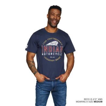 Preview: MENS TRUE CRAFTSMANSHIP HEADDRESS T-SHIRT - NAVY
