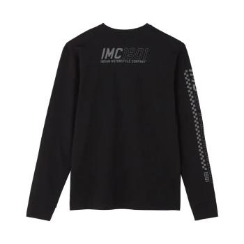 Preview: MENS IMC 1902 SLEEVE PRINT LONGSLEEVE T-SHIRT - BLACK
