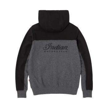 Preview: WOMENS COLORBLOCK SCRIPT HOODIE - GRAY
