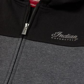 Preview: WOMENS COLORBLOCK SCRIPT HOODIE - GRAY