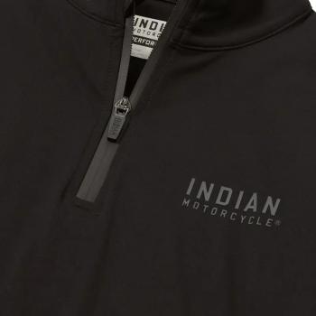 Preview: WOMENS QUARTER ZIP PERFORMANCE TOP - BLACK