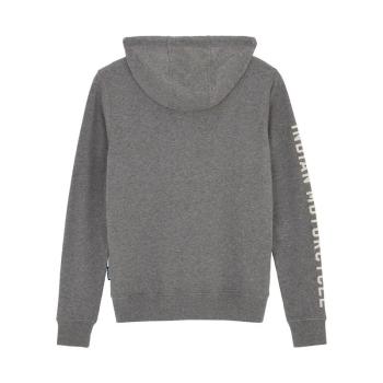 Preview: WOMENS I SCRIPT PATCH HOODIE - GRAY