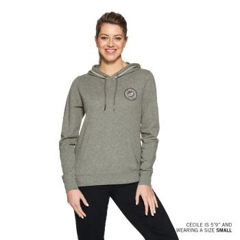 Preview: WOMENS I SCRIPT PATCH HOODIE - GRAY