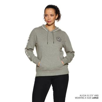 Preview: WOMENS I SCRIPT PATCH HOODIE - GRAY