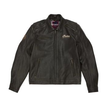 MENS CLASSIC JACKET 3 CE - BROWN LEATHER