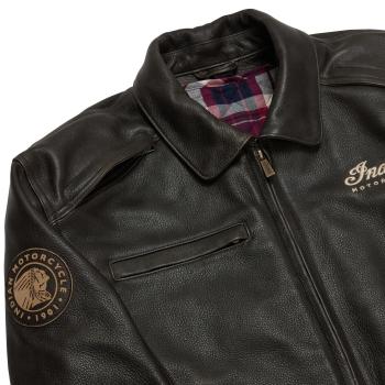 Preview: MENS CLASSIC JACKET 3 CE - BROWN LEATHER