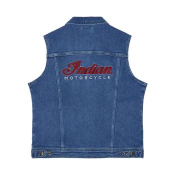 Preview: WOMENS PORTLAND DENIM VEST - BLUE