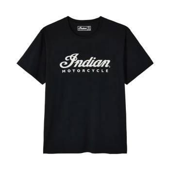 MENS ESSENTIAL SCRIPT LOGO T-SHIRT - BLACK