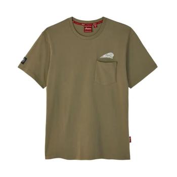 MENS SPIRIT LAKE IA POCKET T-SHIRT - GREEN