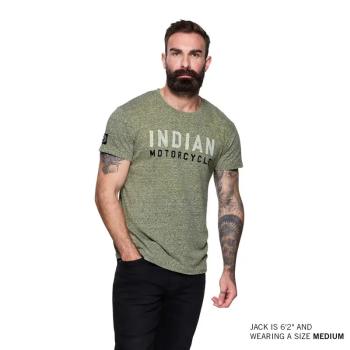 Preview: MENS BLOCK LOGO MARL T-SHIRT - GREEN