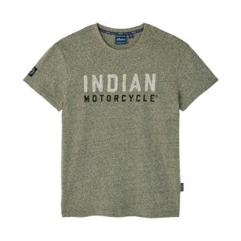 MENS BLOCK LOGO MARL T-SHIRT - GREEN