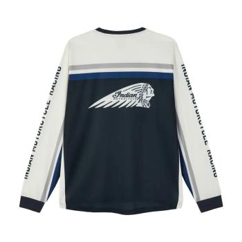 Preview: MENS I SCRIPT PERFORMANCE RACING LONG SLEEVE T-SHIRT - BLUE