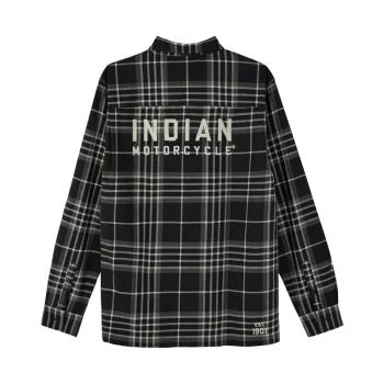 Preview: MENS SAN ANTONIO PLAID SHIRT - BLACK