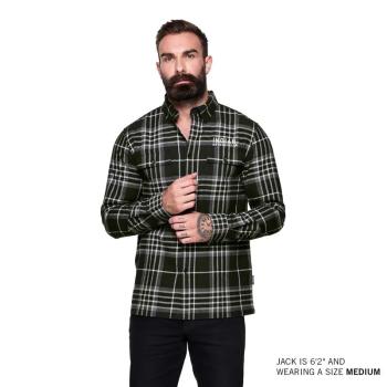 Preview: MENS SAN ANTONIO PLAID SHIRT - BLACK
