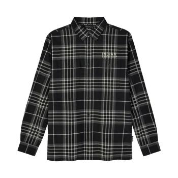 MENS SAN ANTONIO PLAID SHIRT - BLACK