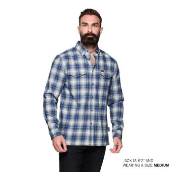 Preview: MENS PASADENA PLAID SHIRT - BLUE