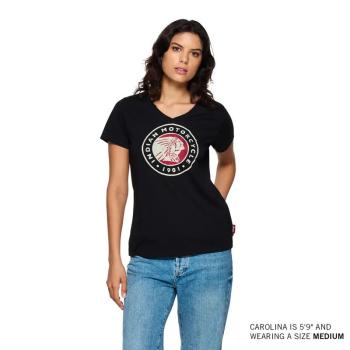 WOMENS HEADDRESS ICON T-SHIRT - BLACK