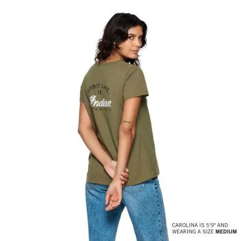 Preview: WOMENS SPIRIT LAKE IA HENLEY T-SHIRT - GREEN
