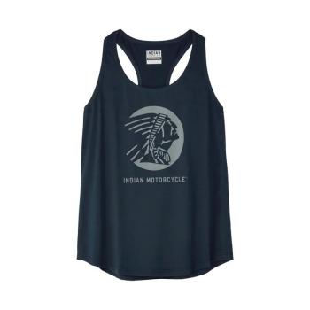 WOMENS HEADDRESS PROFILE ATHLETIC TANK - BLUE