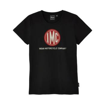 WOMENS IMC CIRCLE ICON T-SHIRT - BLACK