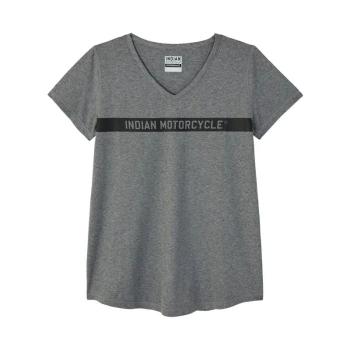 WOMENS BLOCK PANEL PERFORMANCE T-SHIRT - GRAY