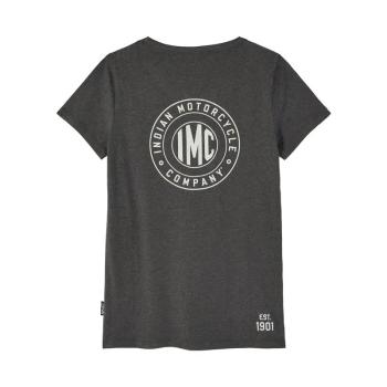 Preview: WOMENS BLOCK IMC CIRCLE HENLEY T-SHIRT - GRAY
