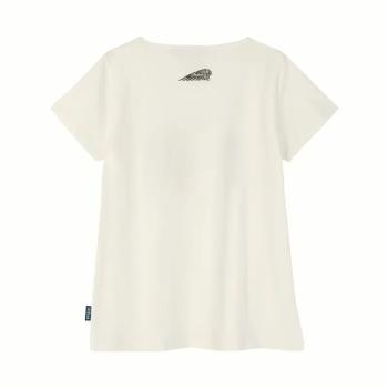 WOMENS EST 1901 BLOCK PRINTED T-SHIRT - WHITE