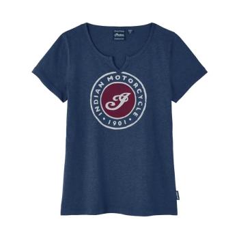 WOMENS I SCRIPT WATERCOLOR T-SHIRT - BLUE