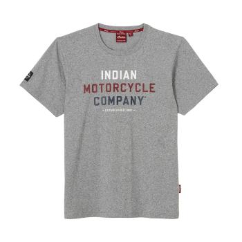 MENS TRI COLOR LOGO T-SHIRT - GRAY