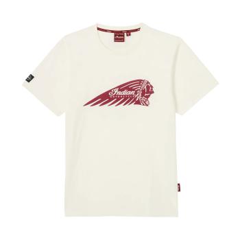 MENS HEADDRESS PRINTED T-SHIRT - WHITE