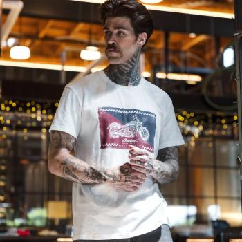 Preview: MENS SCOUT CLASSIC CHECKED T-SHIRT - WHITE Preview: MENS SCOUT CLASSIC CHECKED T-SHIRT - WHITE