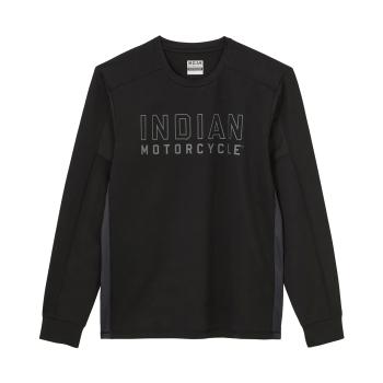 MENS OUTLINE ATHLETE LONG SLEEVE - BLACK