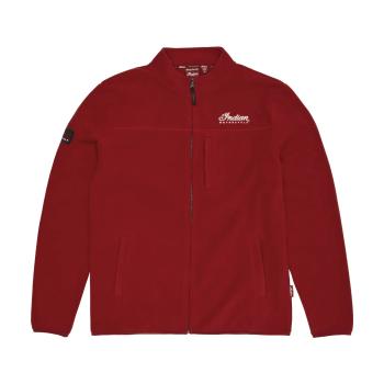 MENS ZIP THRU FLEECE TOP - RED