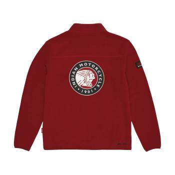Preview: MENS ZIP THRU FLEECE TOP - RED Preview: MENS ZIP THRU FLEECE TOP - RED