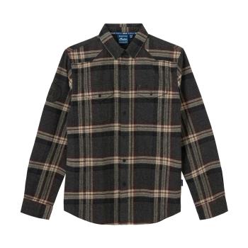 MENS NEWARK PLAID SHIRT - GRAY