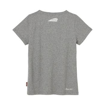 Preview: WOMENS TRI COLOR LOGO T-SHIRT - GRAY Preview: WOMENS TRI COLOR LOGO T-SHIRT - GRAY