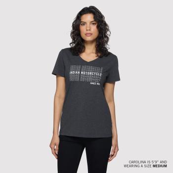Preview: WOMENS IMC MULTIPLIED LOGO T-SHIRT - GRAY Preview: WOMENS IMC MULTIPLIED LOGO T-SHIRT - GRAY