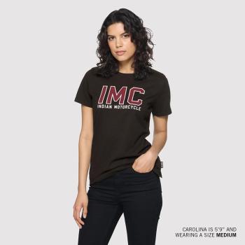Preview: WOMENS IMC PRINTED LOGO T-SHIRT - BLACK Preview: WOMENS IMC PRINTED LOGO T-SHIRT - BLACK