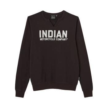 WOMENS CHAINSTITCH EMBROIDERY LONG SLEEVE - BLACK