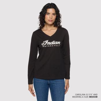Preview: WOMENS ESSENTIAL SCRIPT LOGO LONG SLEEVE - BLACK Preview: WOMENS ESSENTIAL SCRIPT LOGO LONG SLEEVE - BLACK