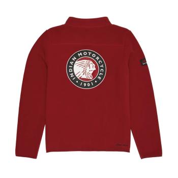 Preview: WOMENS ZIP THRU FLEECE TOP - RED Preview: WOMENS ZIP THRU FLEECE TOP - RED