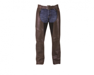 MENS BROWN LEATHER CHAPS